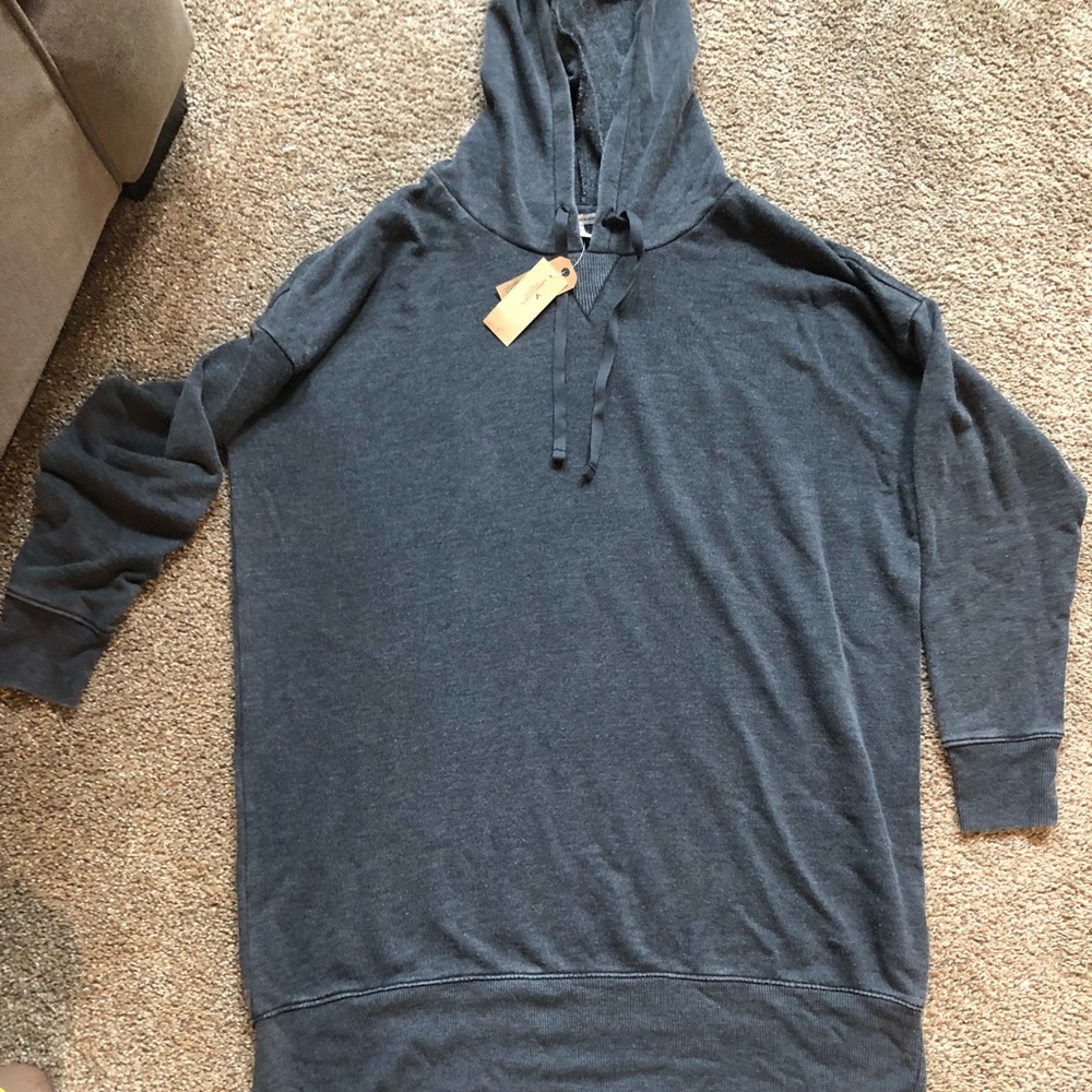 Super soft and cozy AE XL tunic sweatshirt grey